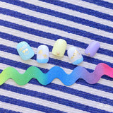 Daily Charme FUNSIDE Japanese Nail Art Sticker / Sea Luau Gold Foil
