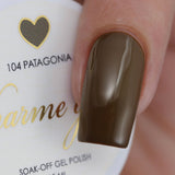 Charme Gel / 104 Patagonia Dark Olive Brown Fall Nail Polish