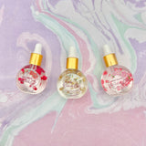 Daily Charme Nourishing Cuticle Oil Set Vitamin E Scented Rose Peony Lily Jasmine Citrus Natural