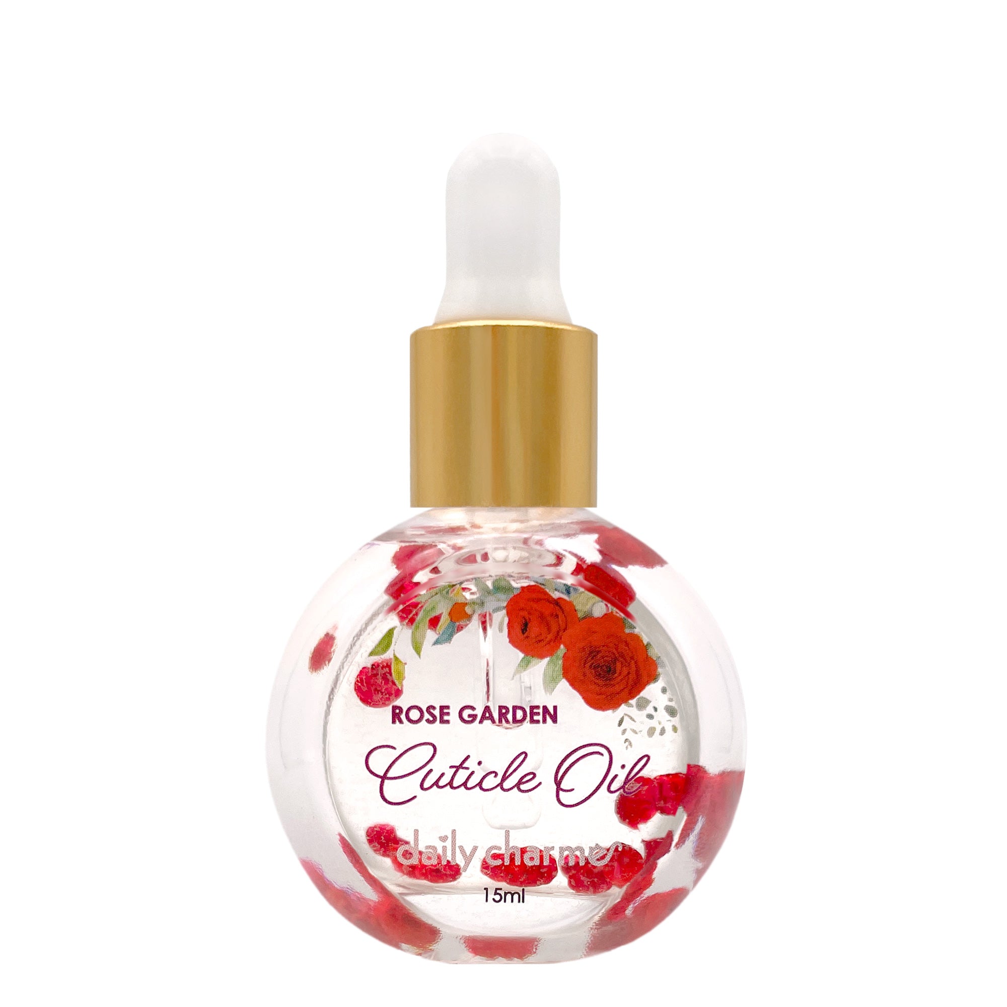 Daily Charme Cuticle Oil / Rose Garden Scented Woody Natural Vitamin E Nourishing