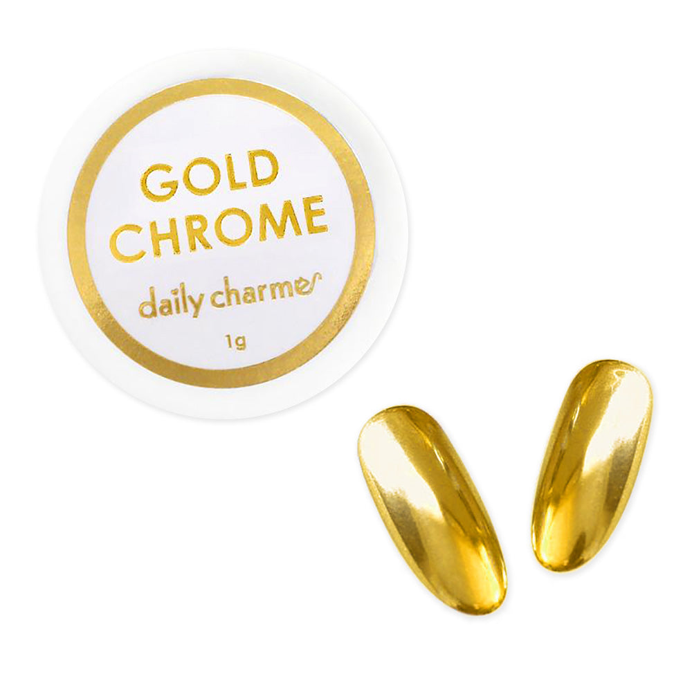 Daily Charme Mirror Gold Chrome Powder Best Nail Art Supplies