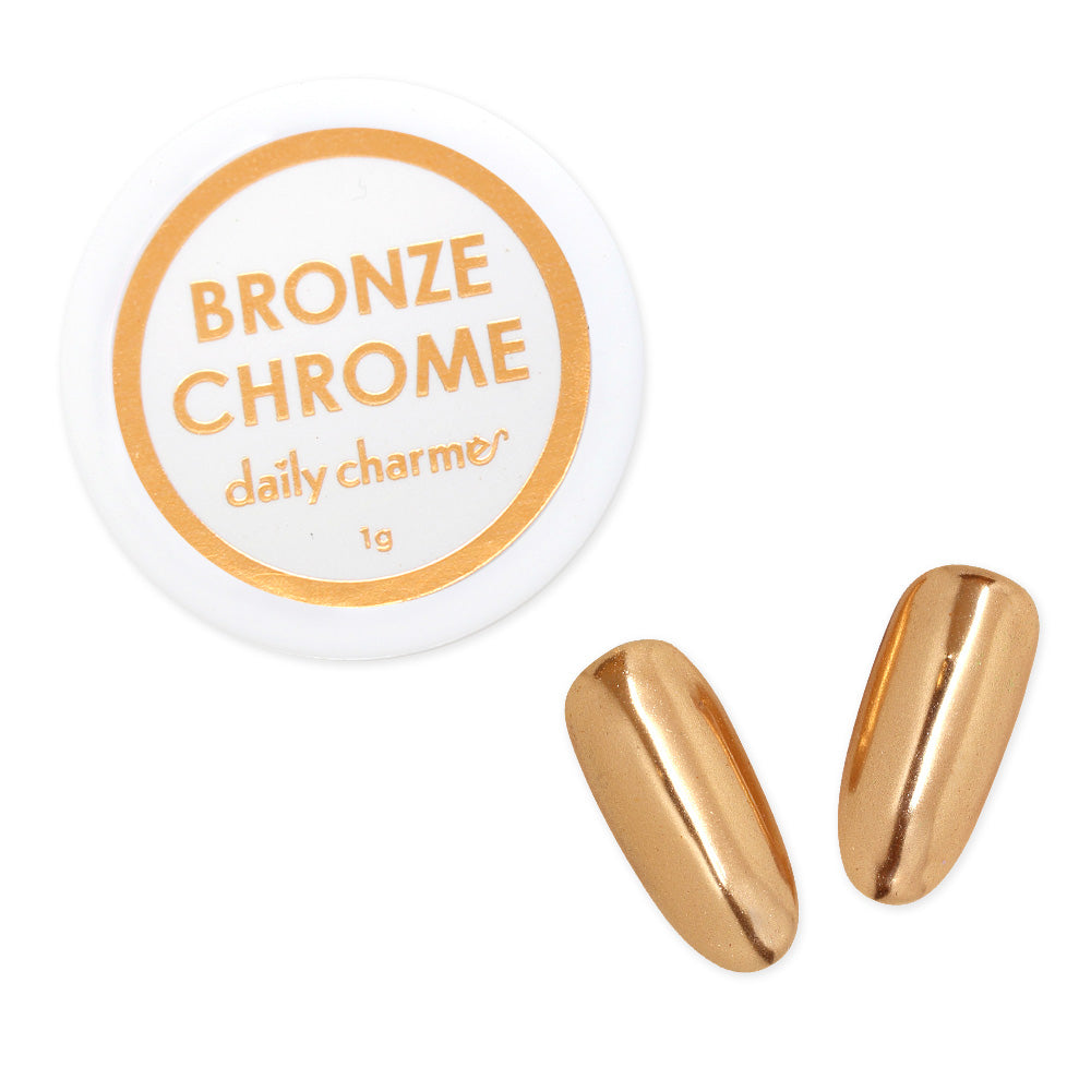 Mirror Gold Chrome Powder Nail Art for Gel Polish – Daily Charme