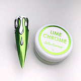 Mirror Lime Chrome Powder Best Nail Art Supplies