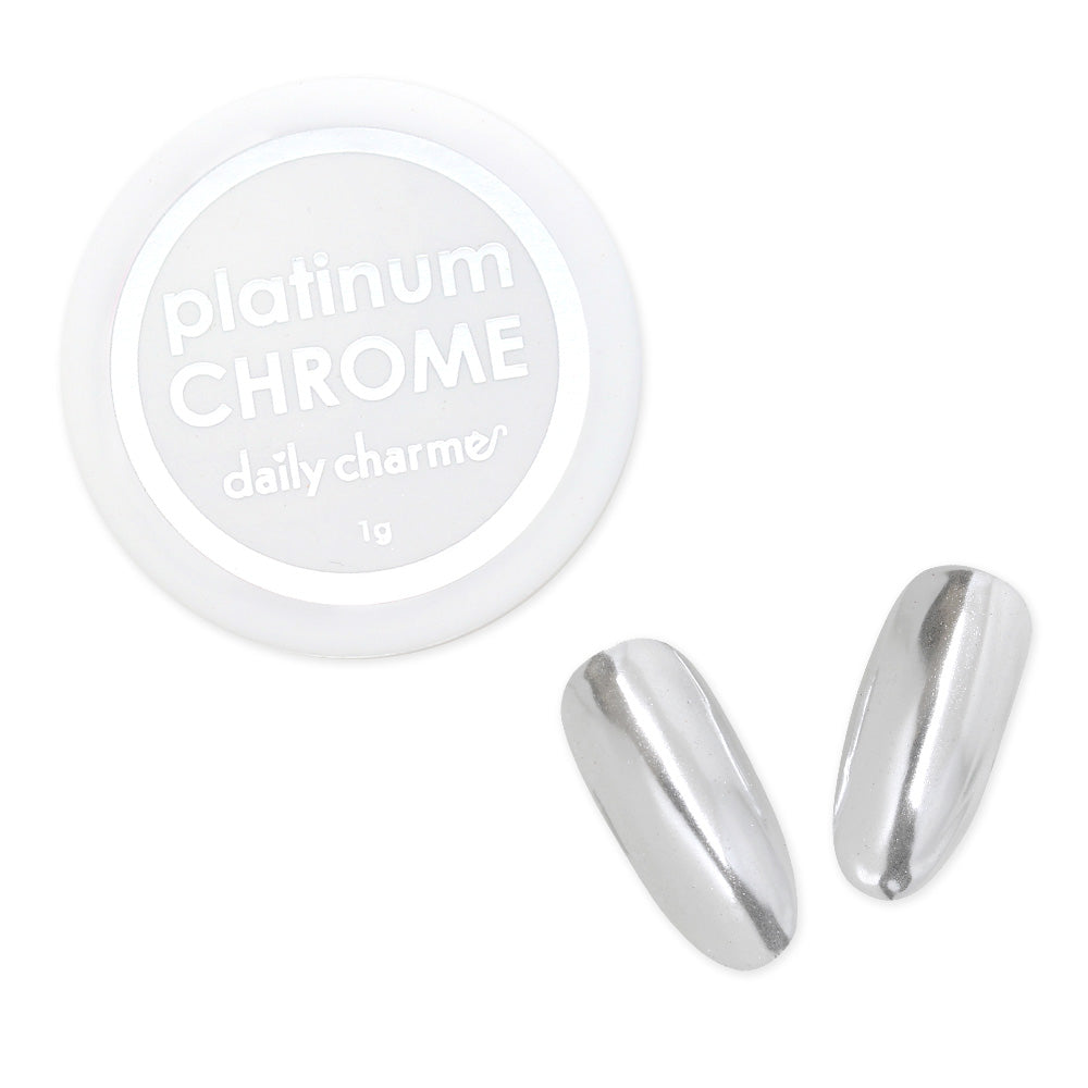 Daily Charme Nail Art  Mirror Nail Chrome Magic Powder