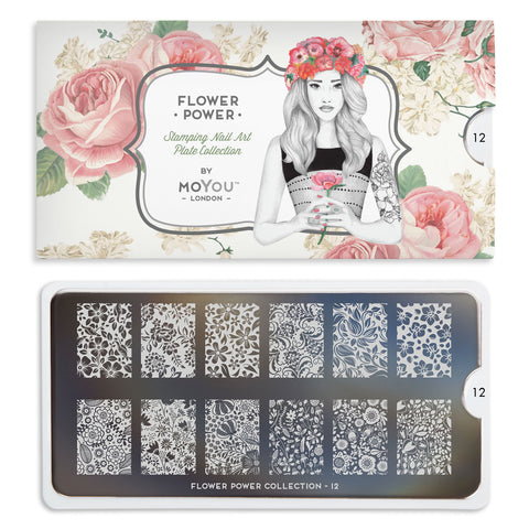 Moyou London Flower Power 12 - Wildflowers Palettes Large