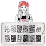 Daily Charme Moyou London Nail Art Stamping Plate Flower Power 20 Floral Prints