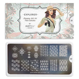 Daily Charme Nail Art Stamping Plate Moyou London Explorer 32 - Hamsa