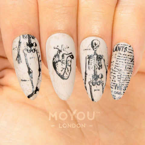 Daily Charme Nail Stamping Plate Moyou London Halloween 18 - Apothecary