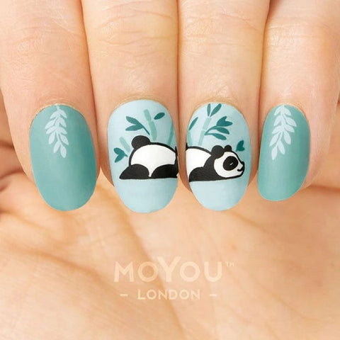 Moyou London Nail Art Stamping Kawaii 04 - Cute Critters
