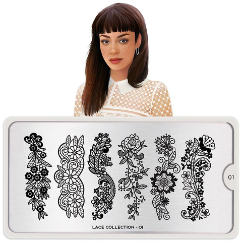 Daily Charme Moyou London Nail Stamping Plate Lace 01