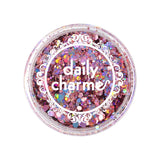 Pink Holographic Mixed Hex Glitters for Nail Art 20G