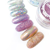 Iridescent Holographic Glitter - Lavender Soufflé is a gorgeous purple glitter that is both iridescent and holographic