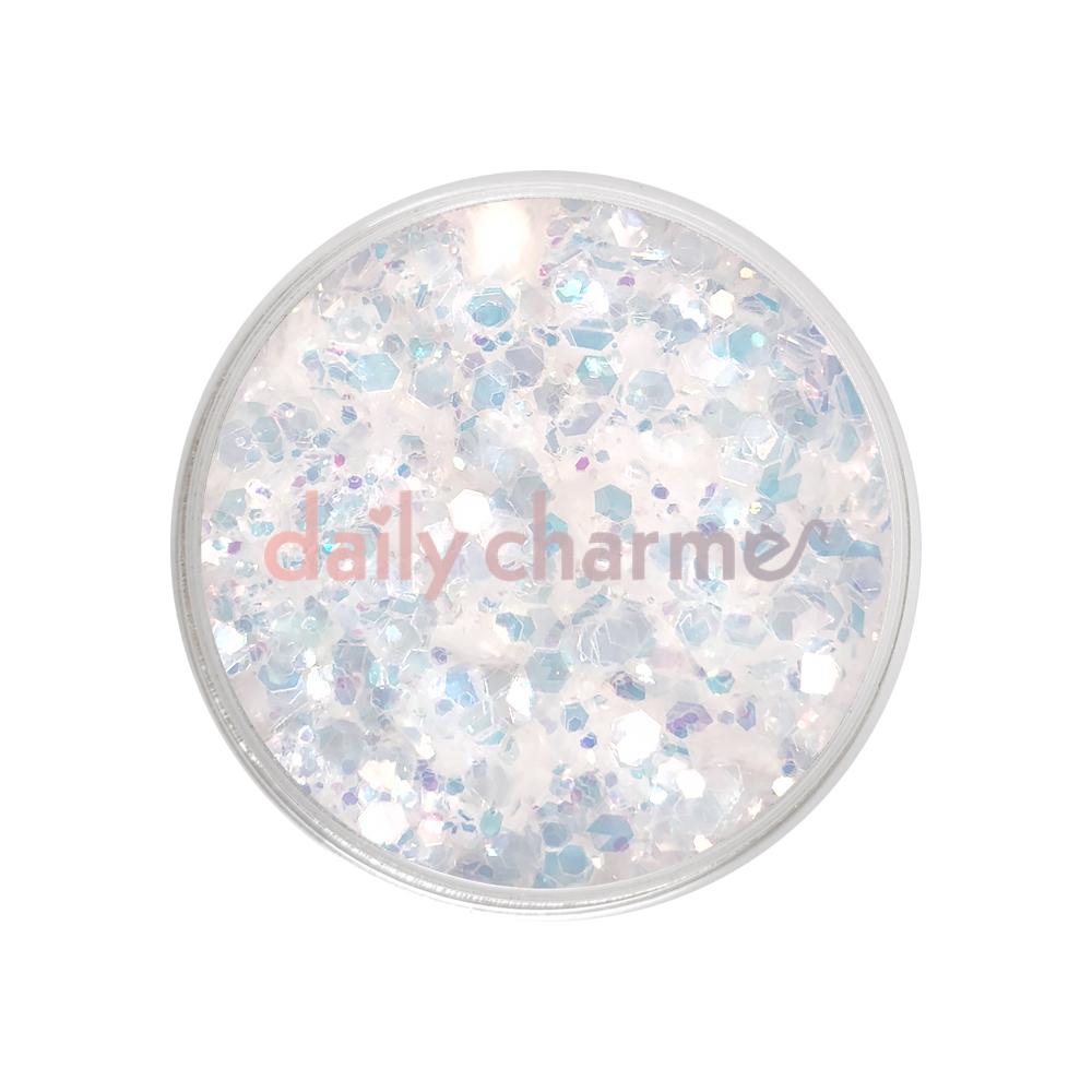 Aurora Mixed Transparent Iridescent Hex Glitters / 20G Nail Art 