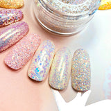 Pastel Iridescent Glitter / Unicorn Magic Rainbow Nail Art Glitter