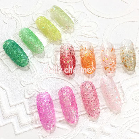 Tinker Fairy Iridescent Glitter Mix Set / 4 Jars Daily Charme Nail Art Decorations