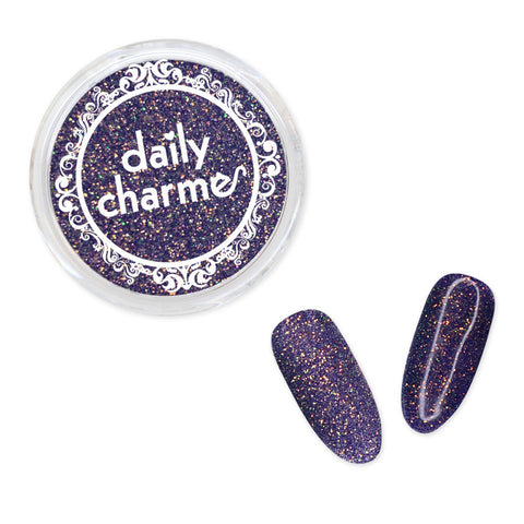 Daily Charme Solvent Resistant Nail Art Iridescent Glitter Dust / Misty Night