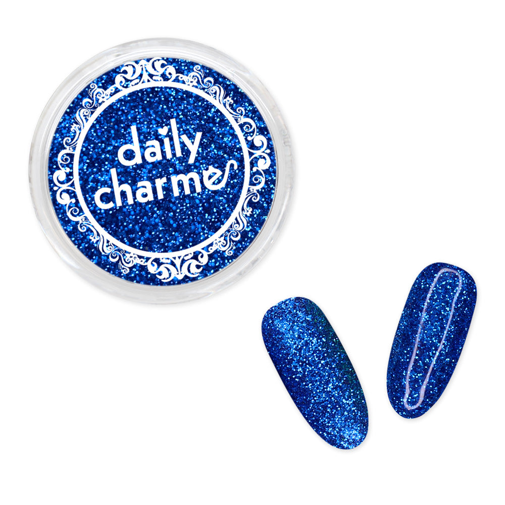 Daily Charme Solvent Resistant Nail Art Decoration Metallic Glitter Dust / Royal Blue