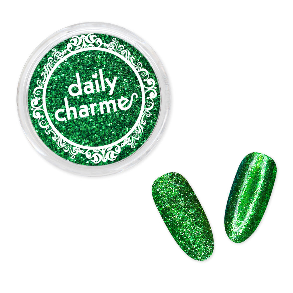 Daily Charme Solvent Resistant Nail Art Decoration Metallic Glitter Dust / Royal Emerald