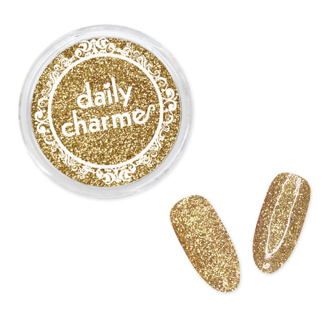 Daily Charme Nail Art Metallic Glitter Dust / Champagne Gold
