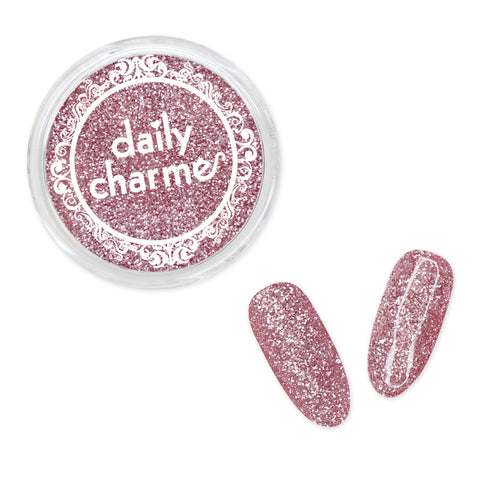 Daily Charme Nail Art Metallic Glitter Dust / Peony Chiffon
