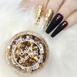 Metallic Mixed Hex Glitter / 20G / Champagne Gold for Nail Art