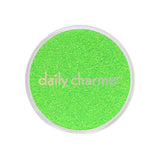 Neon Glitter Dust / Lime Green Summer Nail Art