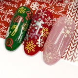 Delicate Soft Paper Glitter Mix / Colorful Snowflakes Nail Art