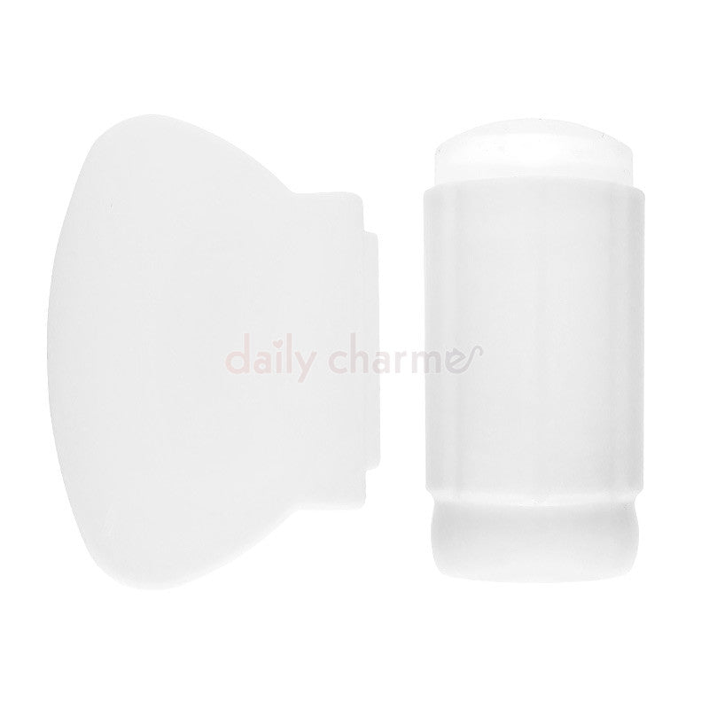 French Nail Stamp Templates Monocle Clear Jelly 4.2cm Silicone Transfer  Print Scraper For Easy Nails Stamper And Manicure Tool From Yoochoice,  $1.45 | DHgate.Com