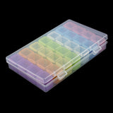 Plastic Nail Art Decor Storage Box / Rainbow