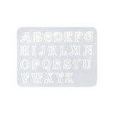 Daily Charme Silicone Nail Art Mold / Uppercase Alphabets