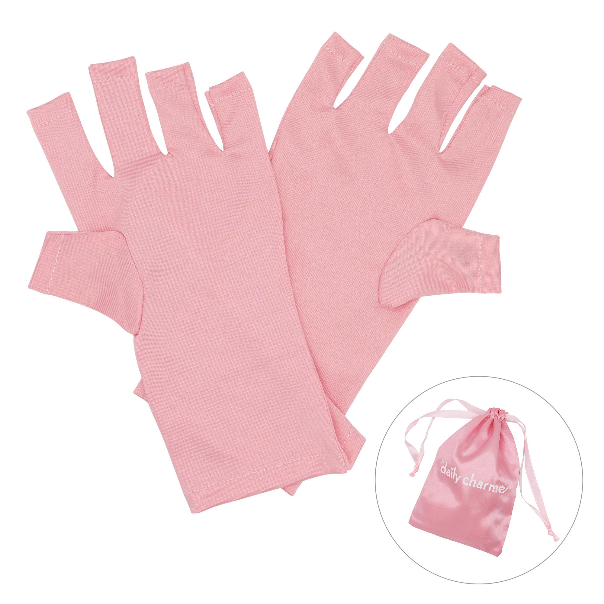 Gel Manicure UV Gloves / Pink – Daily Charme