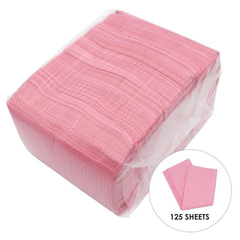 Disposable Nail Art Table Mats / 125 Sheets / Pink