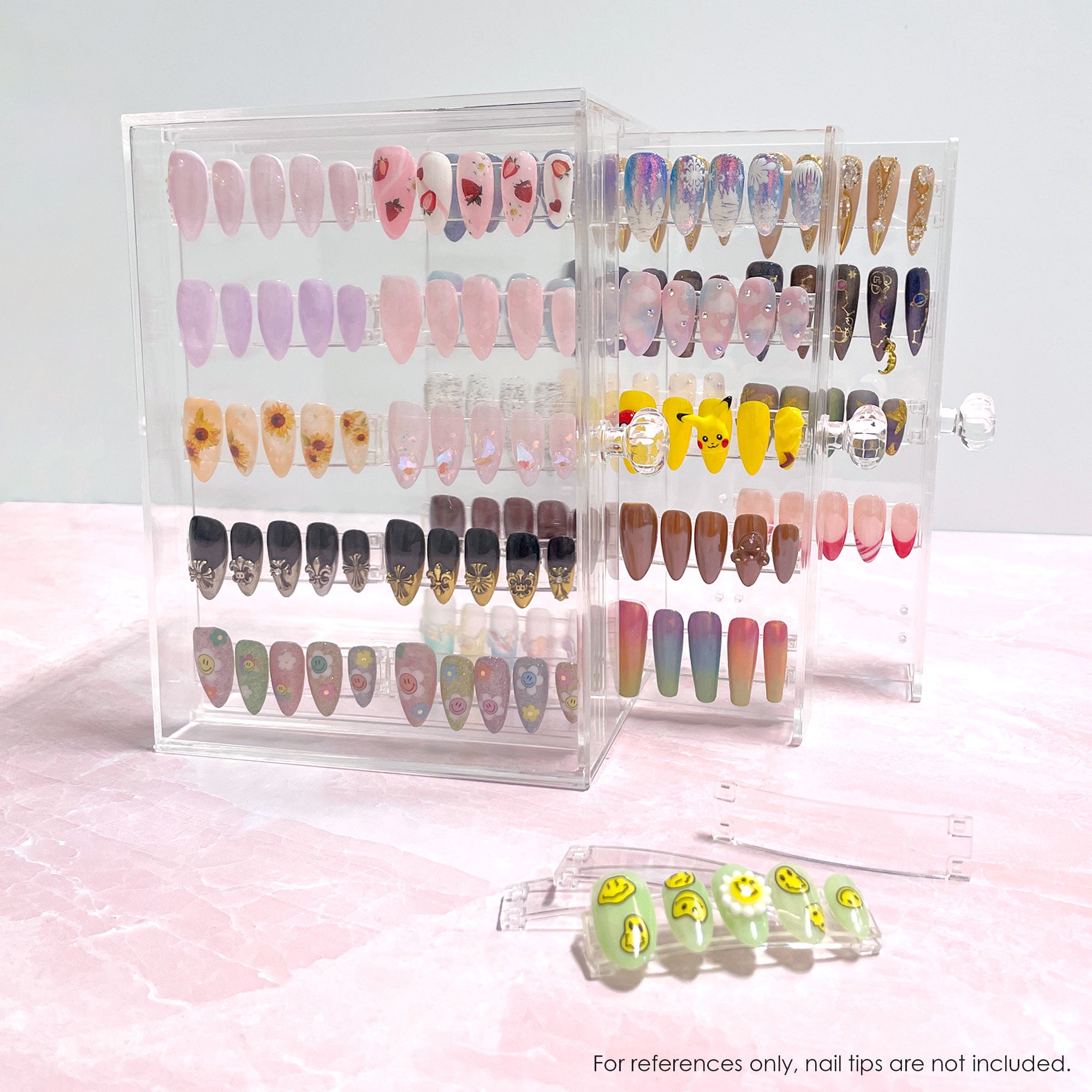 Acrylic Nail Tip Display Case Daily Charme