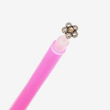 Double Ended Flower & Stripes Magnetic Pen for Cat Eye Gel Nail Art