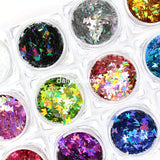 Colorful Holographic Butterfly Glitter Set Summer Nail Trend Easy Nail Art DIY