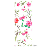 Nail Art Foil Paper / Floral Prints Pink Peony Flowers
