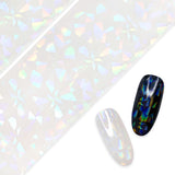 Daily Charme nail art foil paper in Transparent Aurora