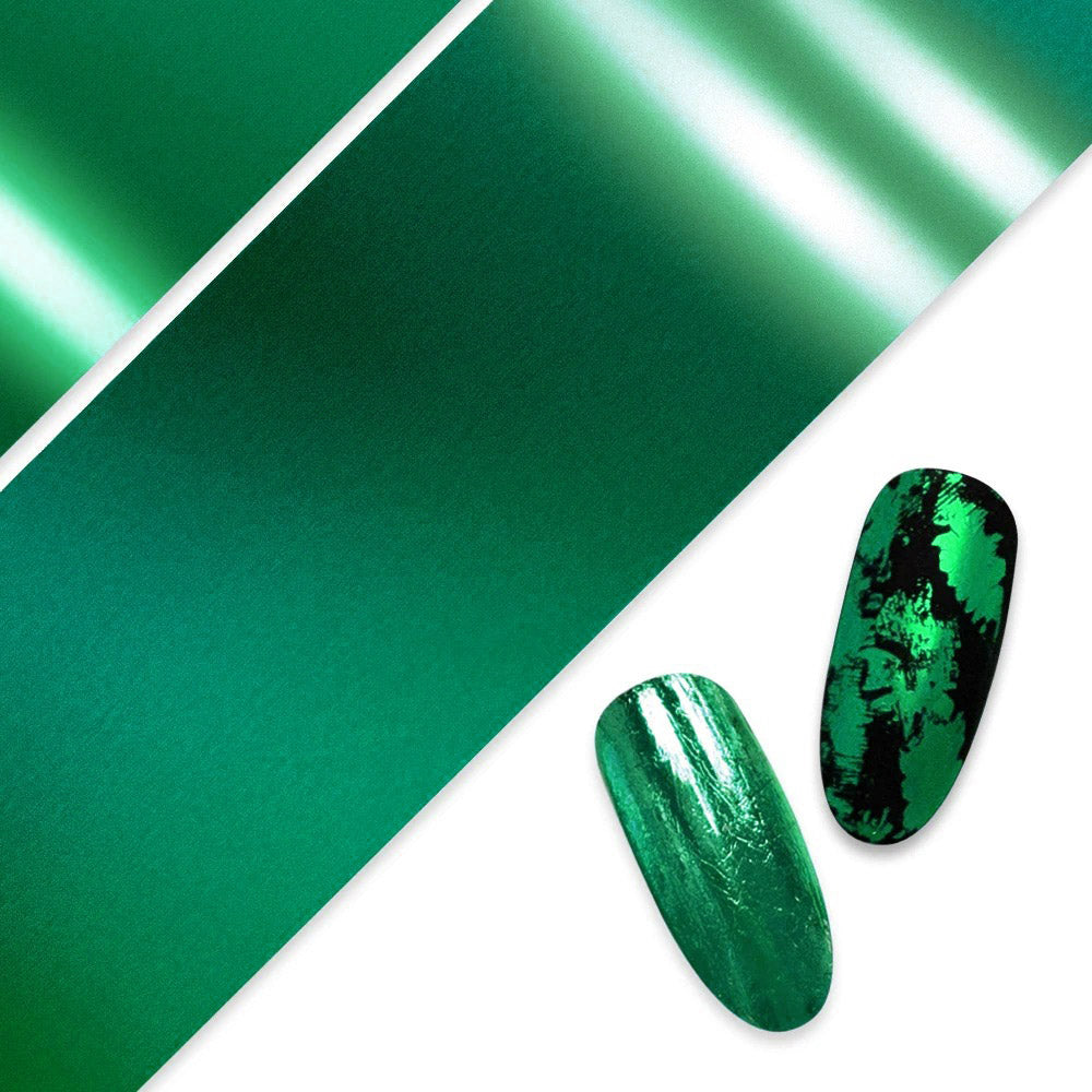 Green ombré | Green nails, Green nail designs, Nail art
