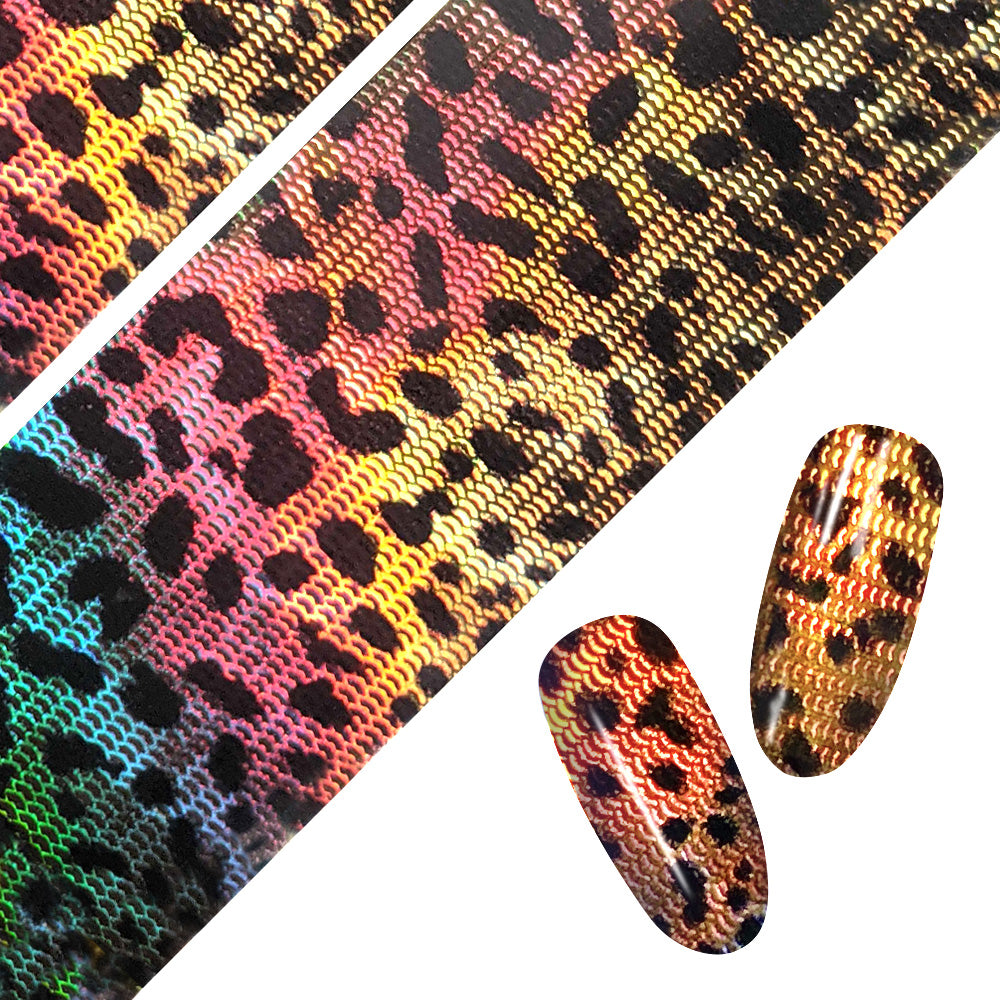 1pc Sexy Leopard Nail Art Sticker Black Gold Wild Leopard Bronzing Nail  Decals Sliders For Diy Manicure Decoration Accessories#n - Stickers &  Decals - AliExpress