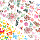 Nail Art Foil Box / Butterfly Paradise Spring Summer Trend Rainbow