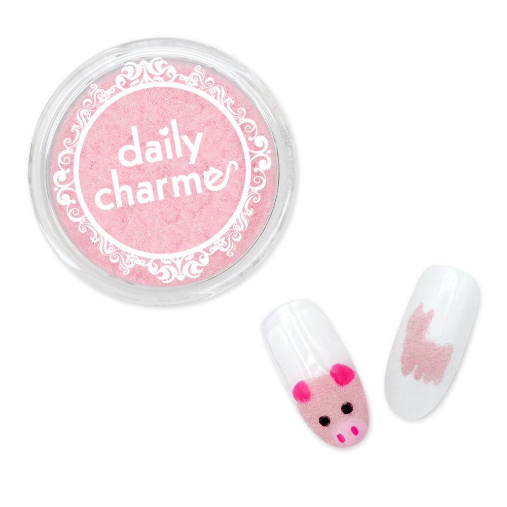 Nail Art Velvet Flocking Powder Pastel Pink – Daily Charme