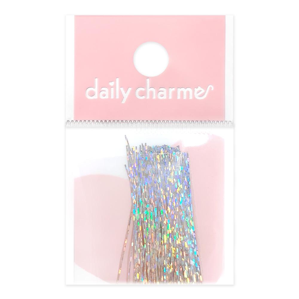 Ultra Thin Holographic Film Paper Strips / Silver Nail Art Decor