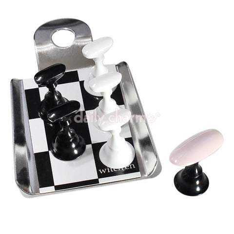 Witch'en Chesstan Nail Tip Stands 6PC Set Authentic Japanese Nail Art Tool