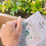 Travel Body Art Inspiration by PAPERSELF Temporary Tattoo 