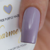 Charme Gel Polish / 908 Purple Haze Muted Light Purple Lilac Nail Polish