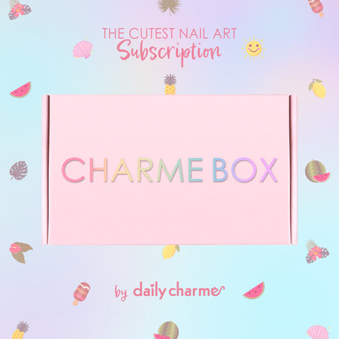 Charme Box | Daily Charme Nail Art Mystery Box Subscription Gift Idea Best Cutest