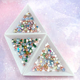 Swarovski Mystery Crystal Value Mix for Nail Art Flatback Pointed Back AB Colorful
