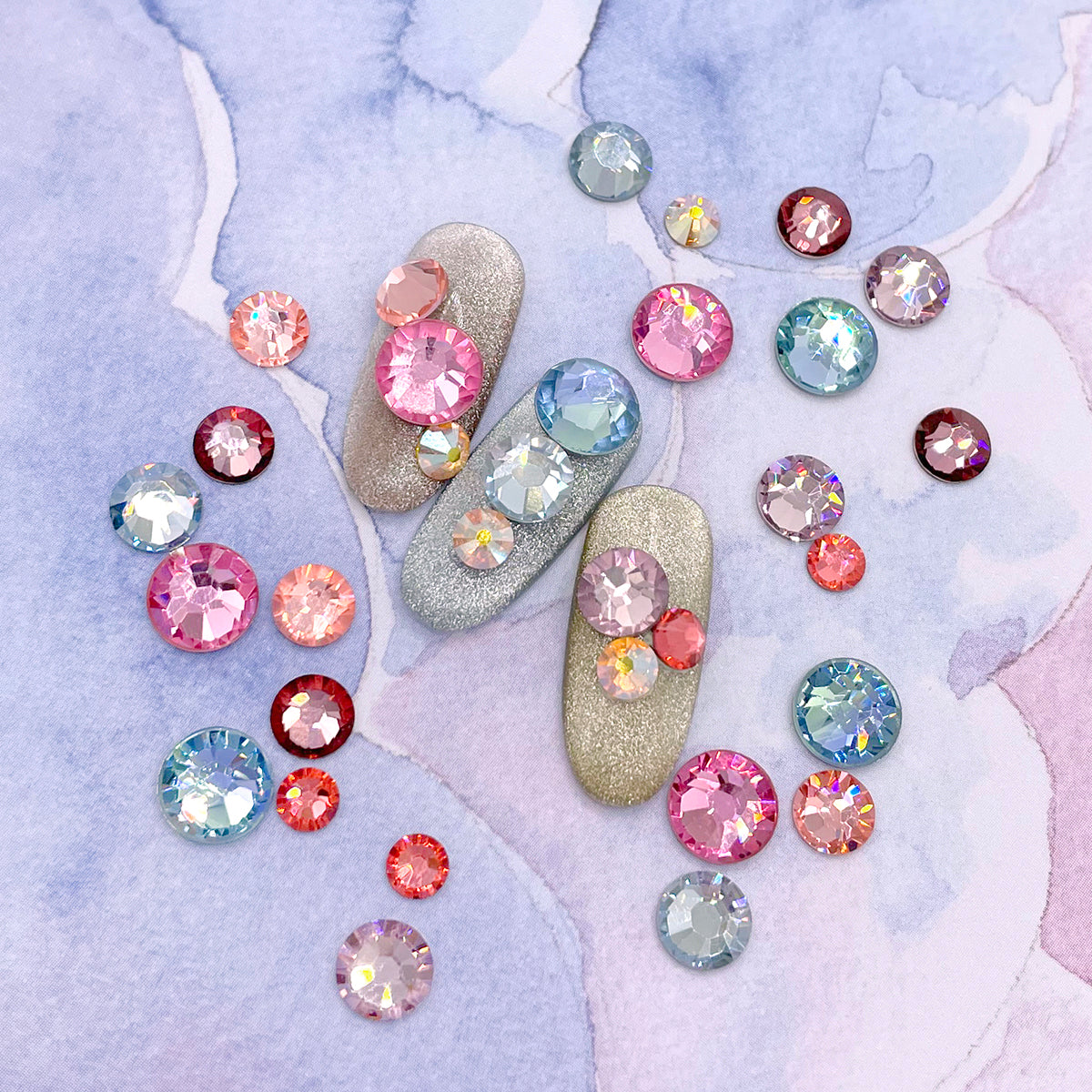 Swarovski XL Round Flat Back Crystal Value Mix Daily Charme