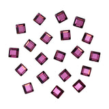 Swarovski Foiled Square Flatback Rhinestone in AMETHYST Purple Crystal for Nail Art