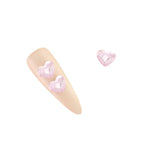 Swarovski Heart Flatback Rhinestone / Rosaline Pink Nail Art Decor Supply Design